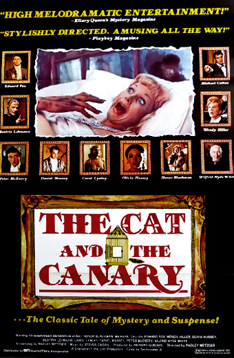 il Gatto e il canarino, The Cat and the Canary, Radley Metzger