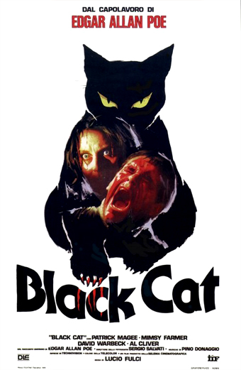 Gatto nero (black cat), Lucio Fulci, Patrick Magee, Mimsy Farmer, David Warback