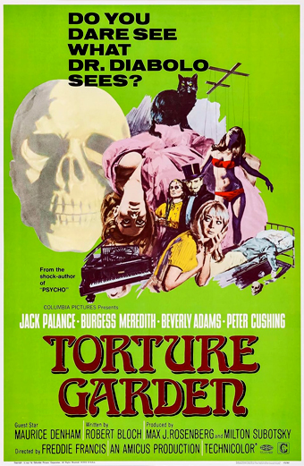 il Giardino delle torture, Torture Garden, Freddie Francis, Burgess Meredith