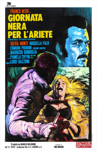 Giornata nera per l'ariete, Luigi Bazzoni, Franco Nero