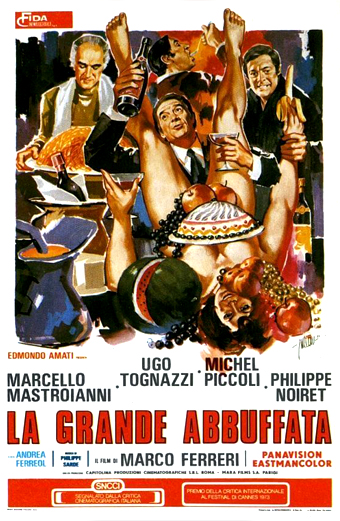 la Grande abbuffata, Marco Ferreri, Ugo Tognazzi, Ferreol, Philippe Noiret