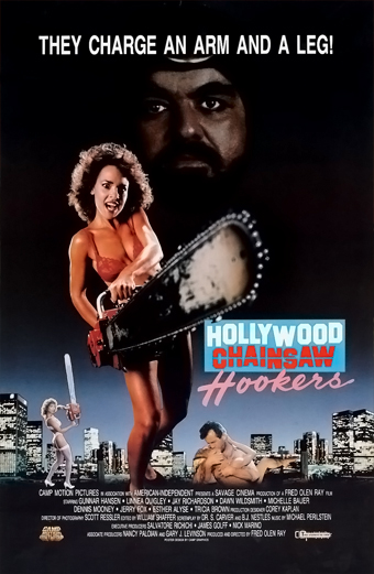 Hollywood chainsaw hookers, Fred Olen Ray, Ray Richardson, Linnea Quigley