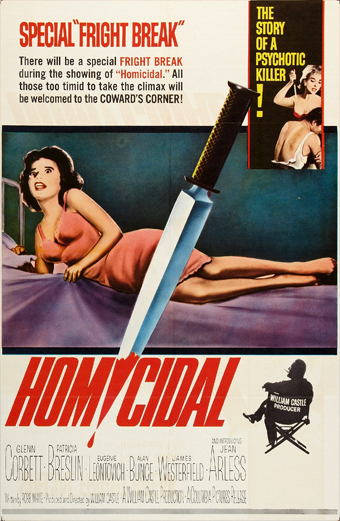 homicidal, william castle, Joan Marshall, movie 1961