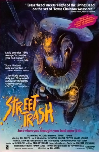 Horror in Bowery Street, Street trash, Michael Muro, Vic Noto