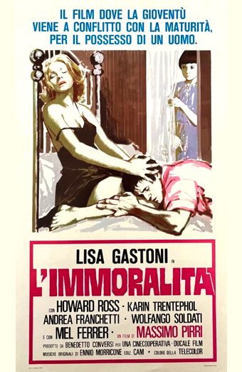 Locandina del film l'Immoralita