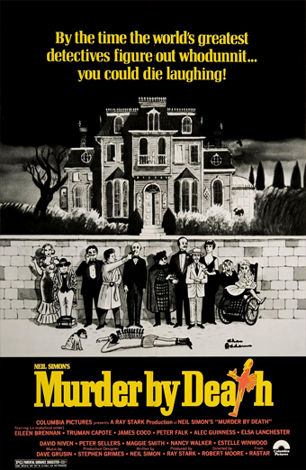 Invito a cena con delitto, Murder by Death; Robert Moore, Truman Capote, Peter Sellers, David Niven, Elsa Lanchester, James Coco, peter Falk