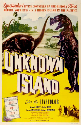 Isola sconosciuta, Unknown island, Jack Bernhard, Phillip Reed, Virginia Grey, Barton MacLane