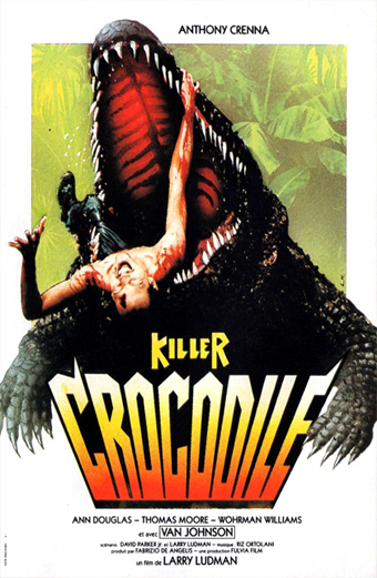 Killer crocodile, Larry Ludman, Fabrizio De Angelis
