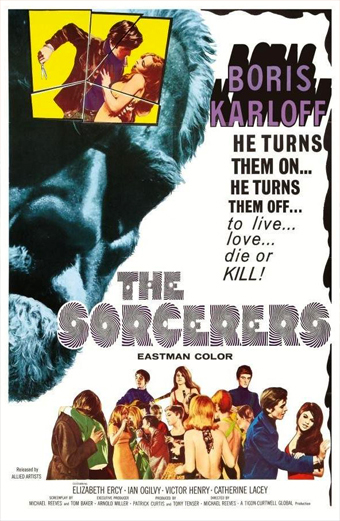 il Killer di Satana, The sorcerers, Michael Reeves, Boris Karloff, Ian Ogilvy