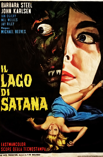 il Lago di Satana, Revenge Of The Blood Beast, Joe Riley, Ian Ogilvy, Barbara Steele, Michael Reeves