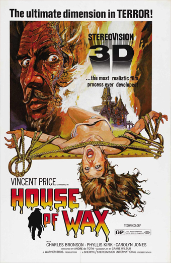 horror con Vincent Price che fa lo scultore di statue di cera, museo delle cere maledetto