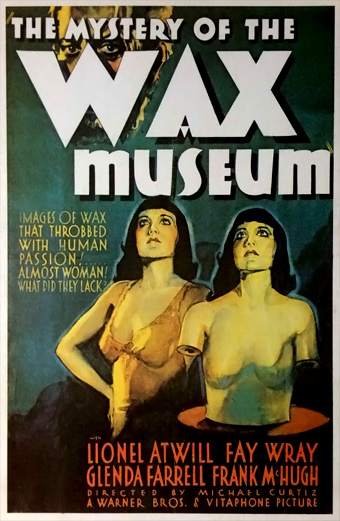 film horror su un museo delle cere, vecchio film horror di Michael Curtiz