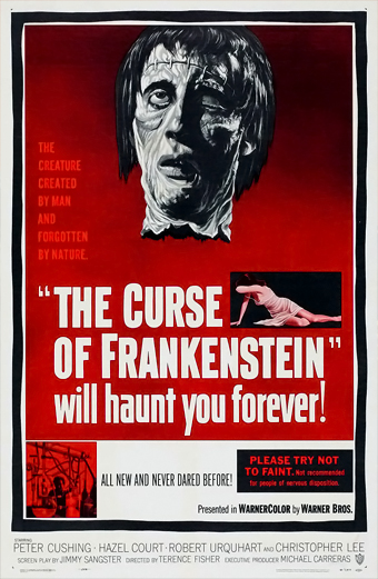 uno dei film di Frankentein girati da Terence Fisher