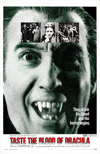 film su Dracula con Christophe Lee diretto da Peter Sasdy
