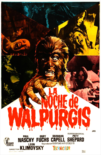 film con l'uomo lupo interpretato da Paul Naschy