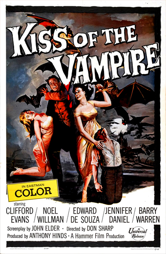 uno dei film sui vampiri della Hammer girato da Don Sharp