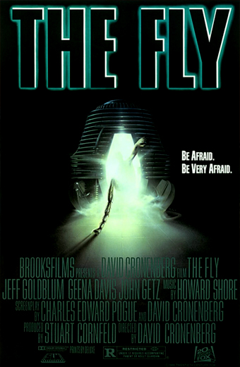 la Brundle mosca, l'uomo che si trasforma in una mosca, body horror di Cronenberg