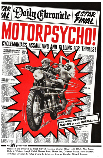 poster di Motorpsycho (1965) di Russ Meyer