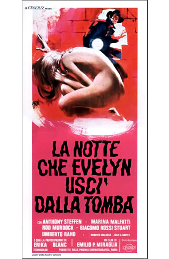 la Notte che Evelyn uscì dalla tomba (1971) di Miraglia