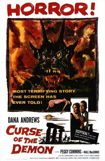 la Notte del demonio (1957) di Jacques Tourneur