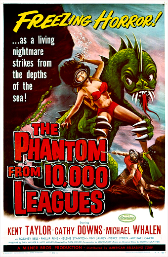 the Phantom from 10.000 leagues (1955) di Dan Milner