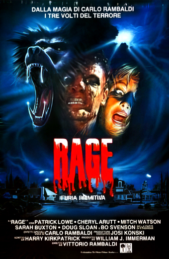 Rage - furia primitiva (1988) di Vittorio Rambaldi