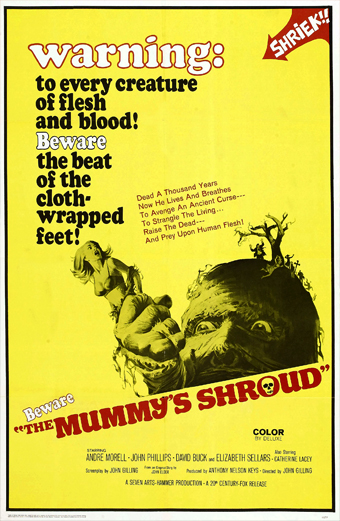 il Sudario della Mummia (1966) di John Gilling