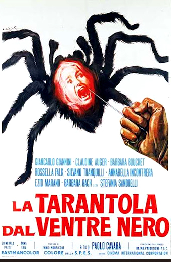 la Tarantola dal ventre nero (1971) di Paolo Cavara